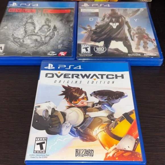 PS4 Game video Bundle – Overwatch + Destiny + Evolve - Picture 1 of 4